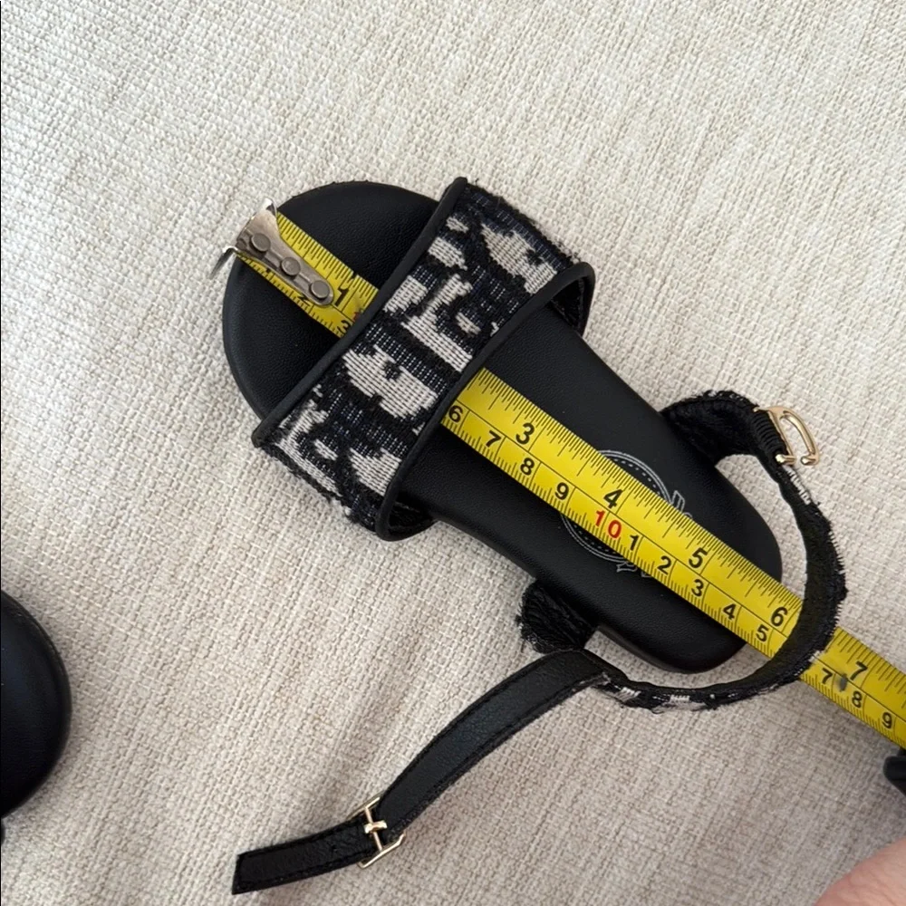 Dior Kids Black Sandals